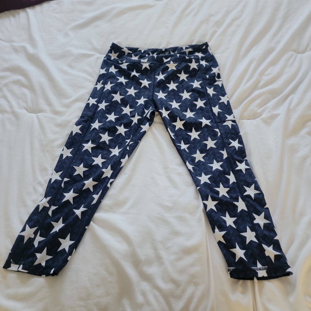 Constantly Varied Gear Kids Starry Night Leggings - Dark Blue and White